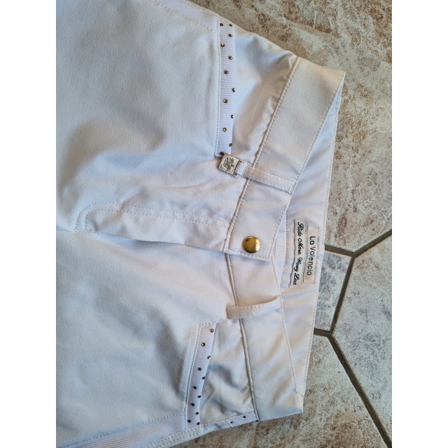 Pantalon blanc strass la valencio neuf