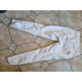 Pantalon blanc strass la valencio neuf