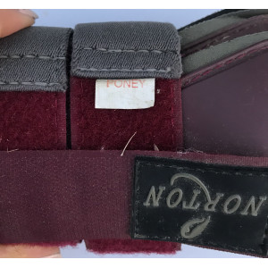 Guêtres Norton bordeaux/gris