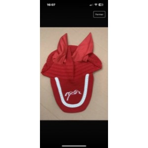 bonnet penelope taille cheval rouge