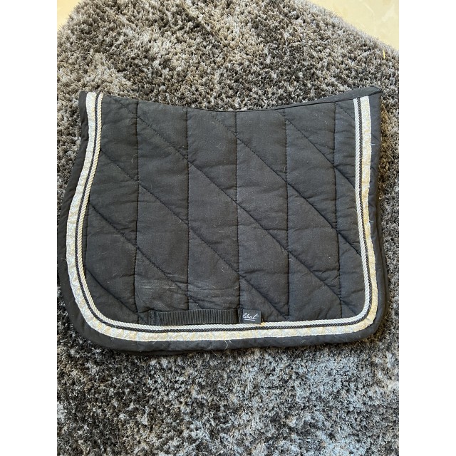 Tapis LBAT noir/argent paillettes