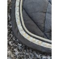 Tapis LBAT noir/argent paillettes
