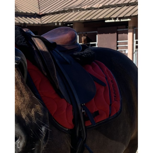 Tapis paddock sport rouge poney