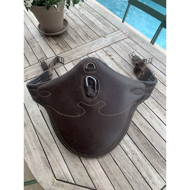 Bavette cuir marron