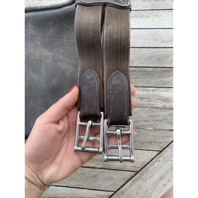 Bavette cuir marron