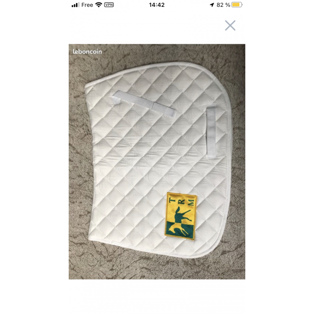 Tapis blanc cheval