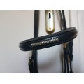 Filet norton perle cuir noir
