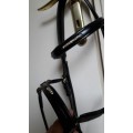 Filet norton perle cuir noir