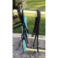 Filet norton perle cuir noir