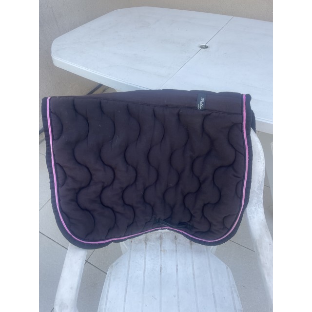 Tapis Paddock Sport Noir et Rose