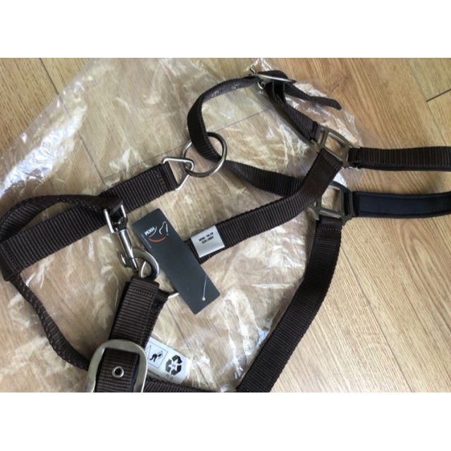 Licol nylon HKM marron