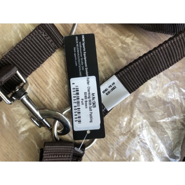 Licol nylon HKM marron