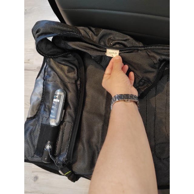 Gilet air bag helite zip in