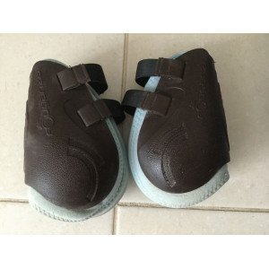 Protége boulet marron et bleu claire