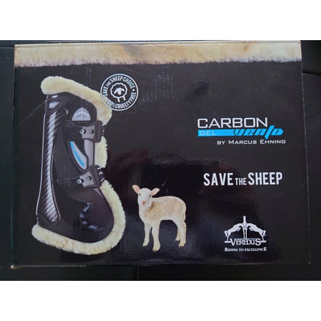 Vends protection veredus carbon gel noires taille L