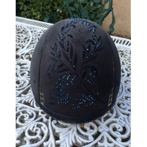 Samshield alcantara swarovski flower bleu