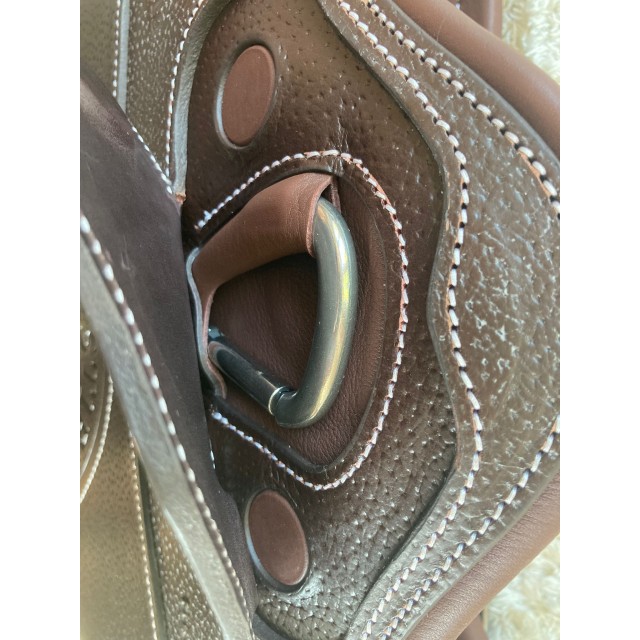 Bavette longue Forestier taille 130 / chocolat / neuve avec étiquette