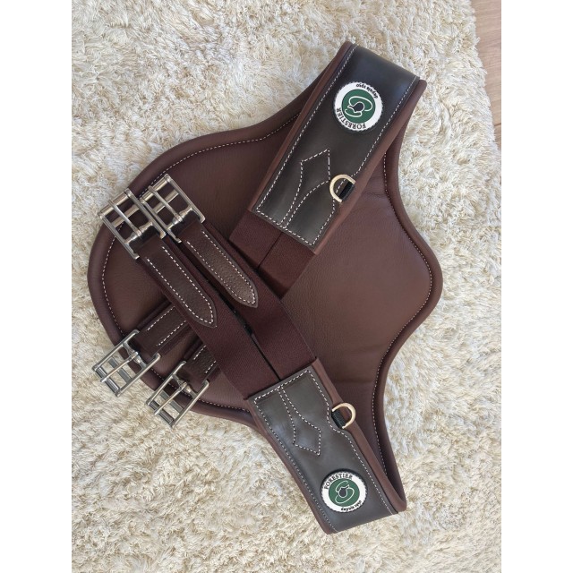 Bavette longue Forestier taille 130 / chocolat / neuve avec étiquette