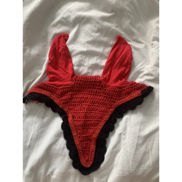 Bonnet taille poney rouge
