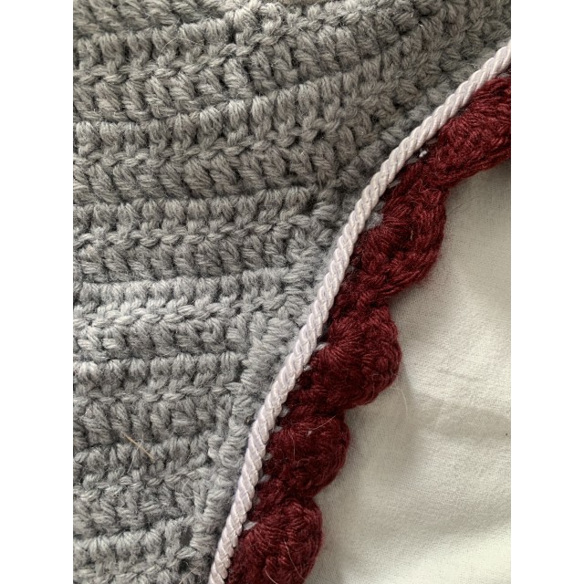 Bonnet gris long taille cob