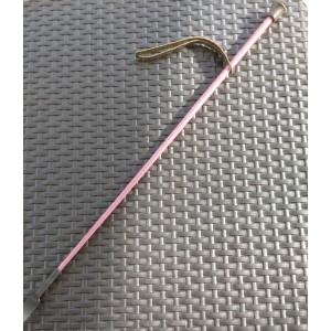 Cravache spirale bordeaux/gris