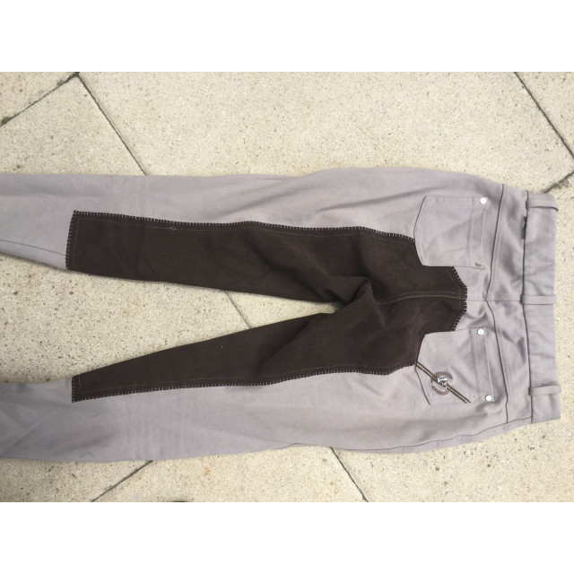 Pantalon beige et marron