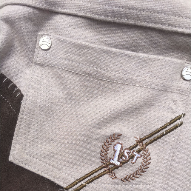 Pantalon beige et marron