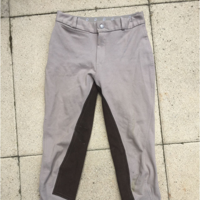 Pantalon beige et marron