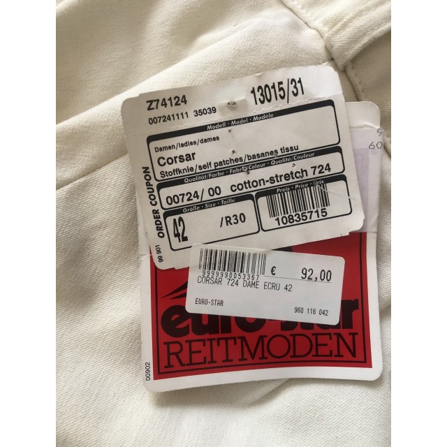 Pantalon Eurostar Neuf Écru