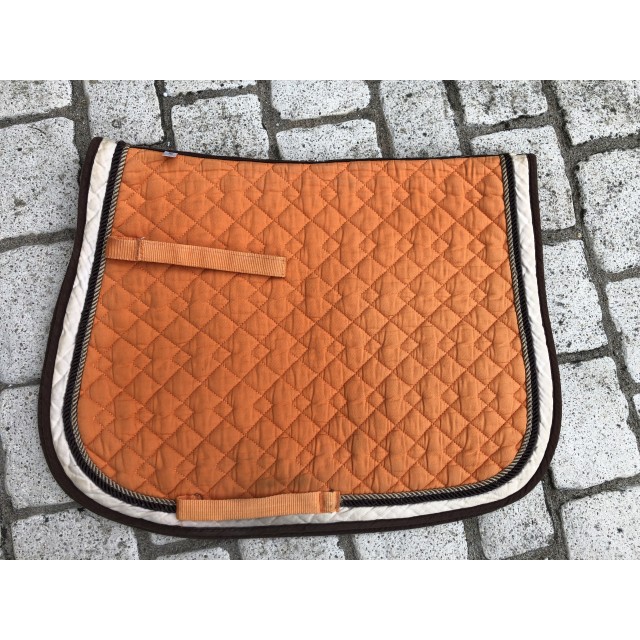 Ensemble tapis et bonnet orange
