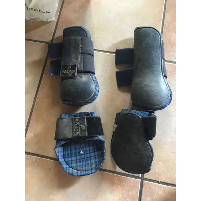 Ensemble guetre et protege boulet