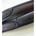 Sangle bavette en cuir marron - 135 cm (taille cheval)
