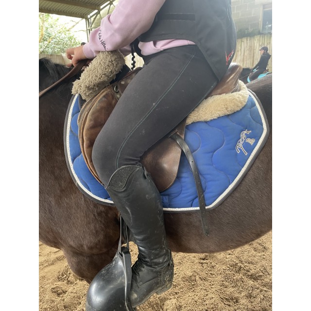 Tapis pénélope bleu Roi