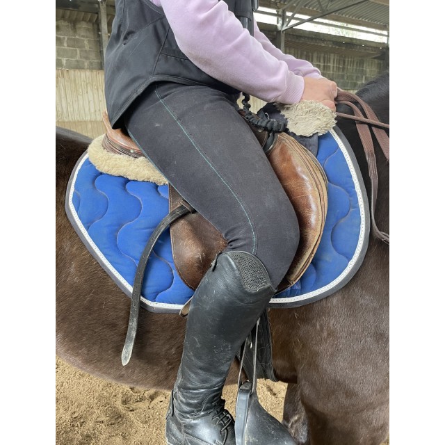 Tapis pénélope bleu Roi