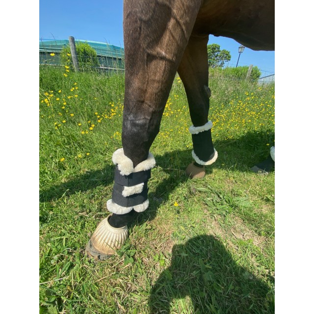 4 Guêtres Kentucky Turnout Air mouton - Taille M