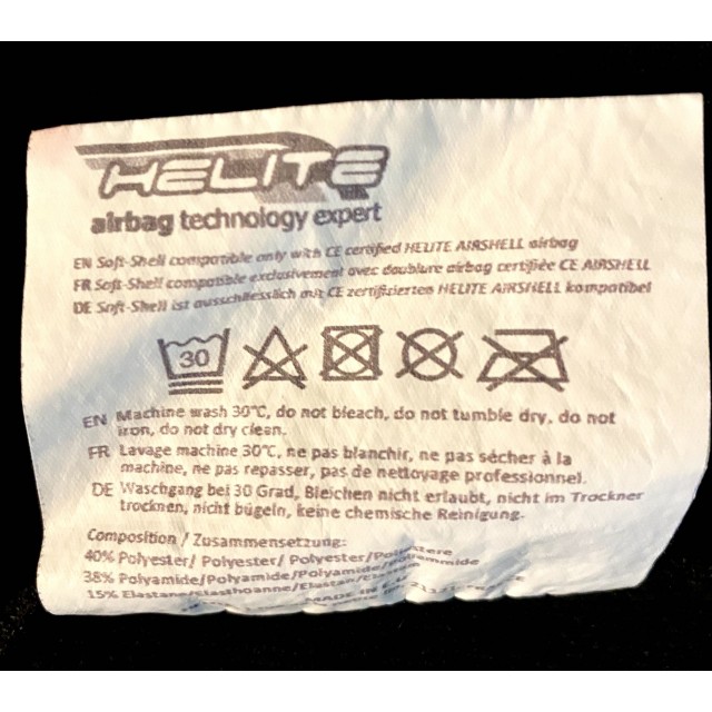 Gilet Airbag Helite compatible