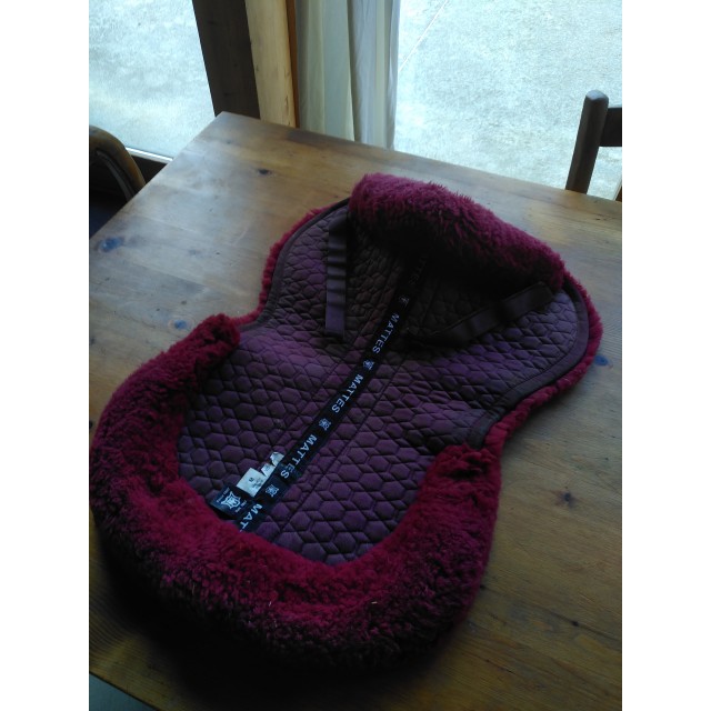 Amortisseur Mattes bordeaux mouton