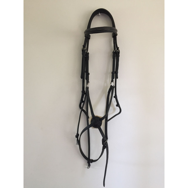 Bridon muserolle croise noir Concorde