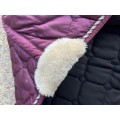 Tapis bordeaux satiné