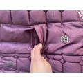 Tapis bordeaux satiné