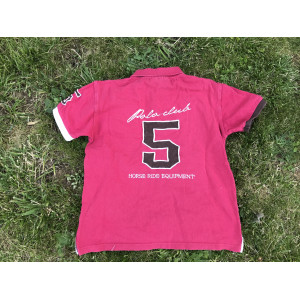 Polo rouge enfant sierra