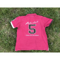 Polo rouge enfant sierra