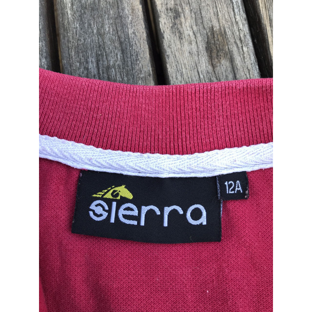 Polo rouge enfant sierra