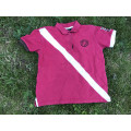 Polo rouge enfant sierra
