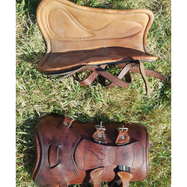 Guêtres Antares en cuirs marron