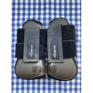 guêtres marron cob/poney fouganza