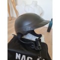 Casque Nacca gravity XP noir MAT / Neuf grande visiere