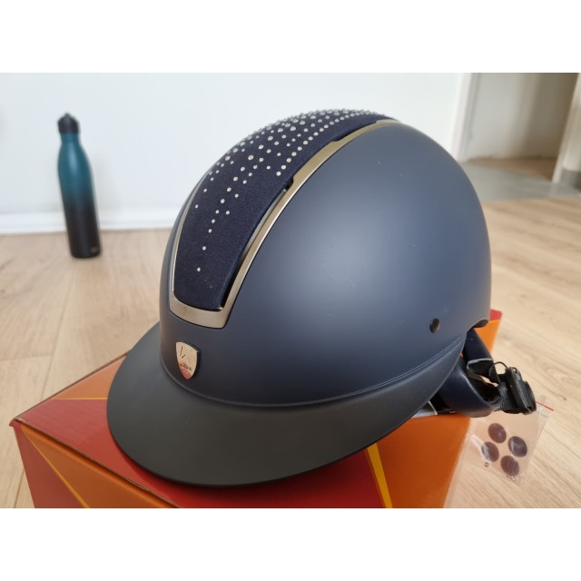 Casque Tattini tempesta bleu mat NEUF taille S 52/54