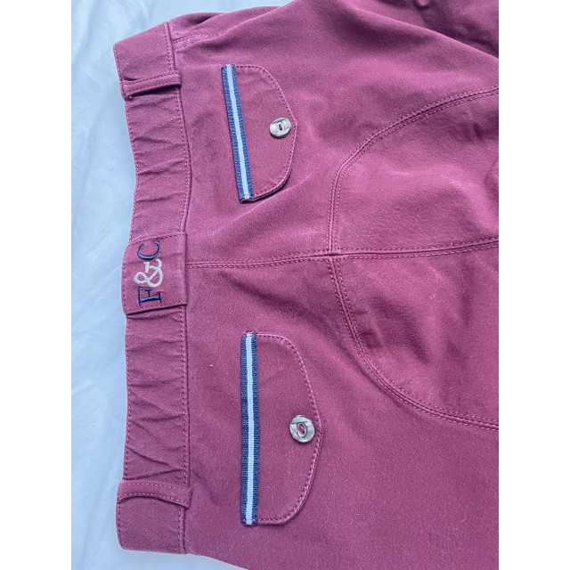 Pantalon Flags and Cup bordeaux