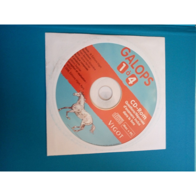 Livre Galop 1 à 4 manuel avec CD + question/réponses